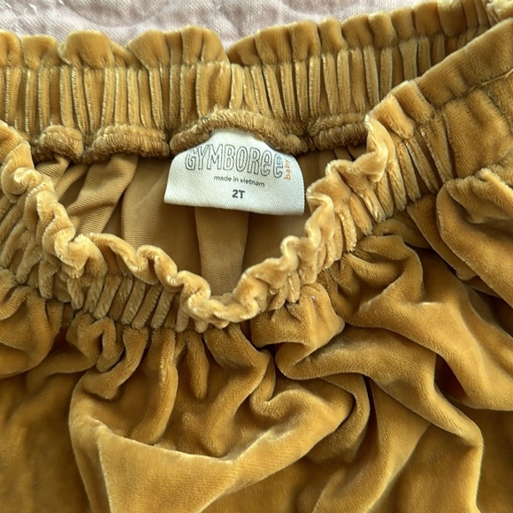 Gymboree mustard yellow golden velvety skirt size 2t. Great condition! - Picture 2 of 3